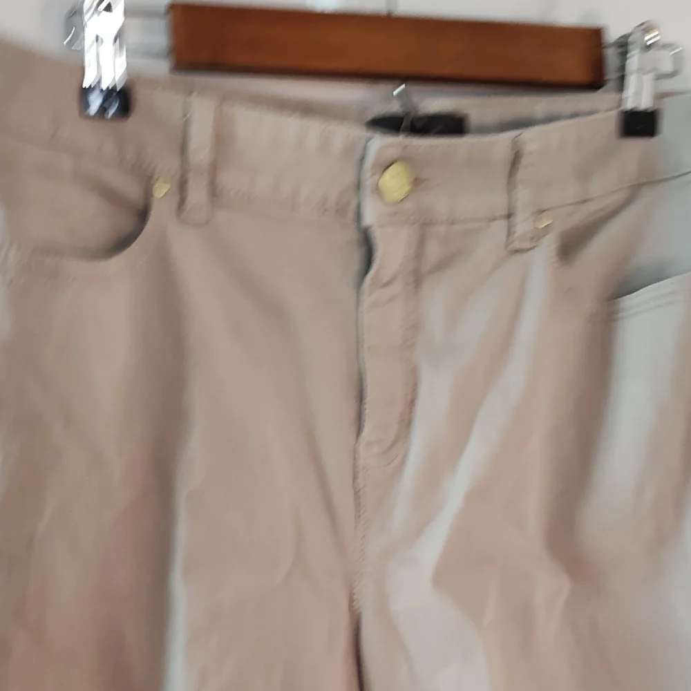 Chico's Beige Crop Pants Size 1